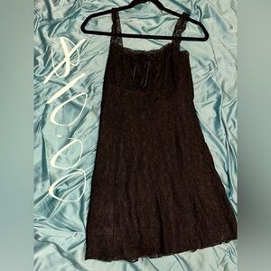 Black Lace Mini Dress. Size Large. Forever 21. Never worn.